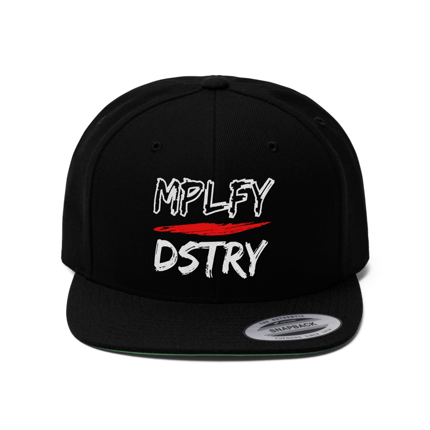 MPLFYDSTRY Embroidered Snapback Cap