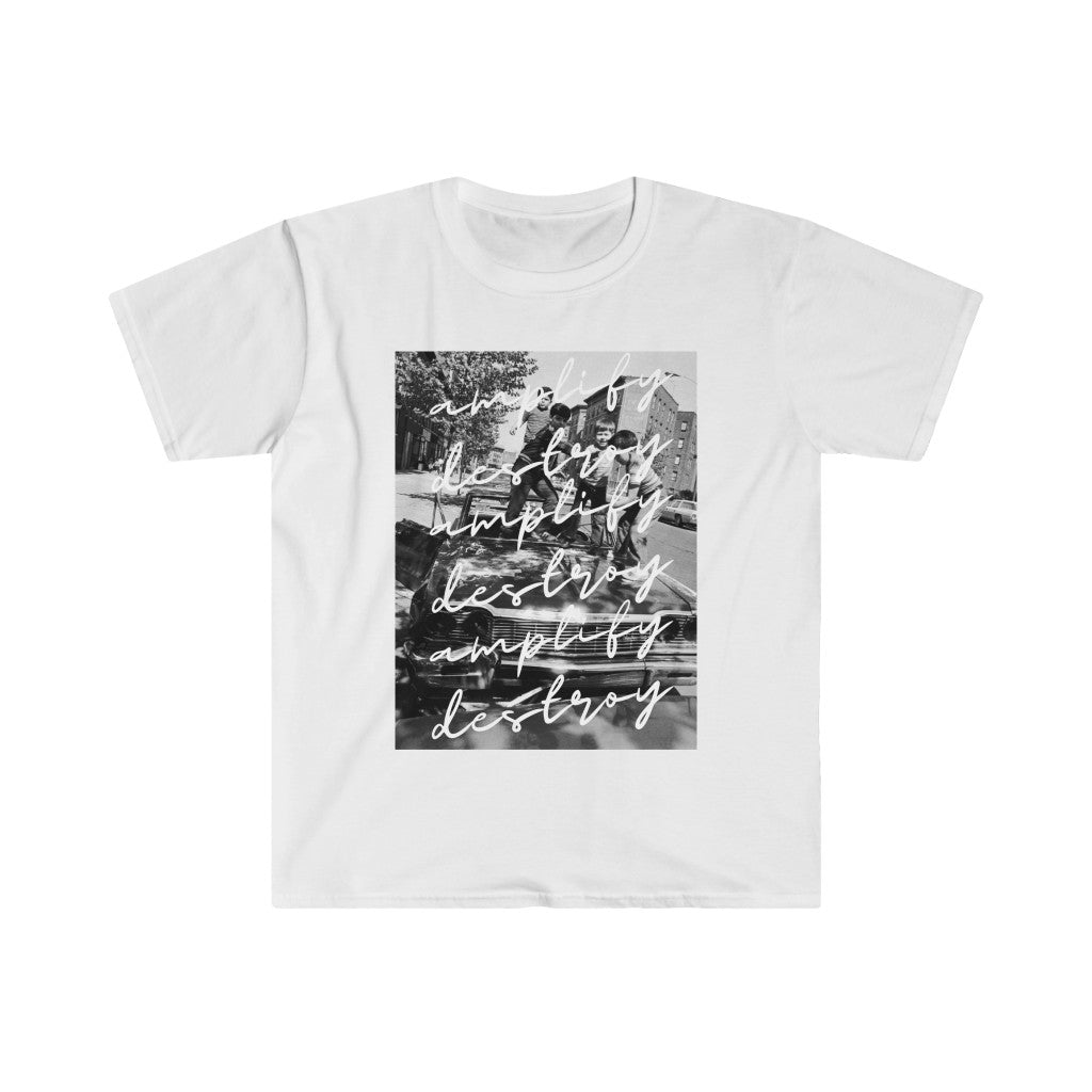 KIDZ Classic Fit AmplifyDestroy Print Tee Shirt