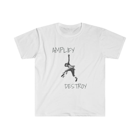 SKATER BOI Classic Fit AmplifyDestroy Print Tee Shirt