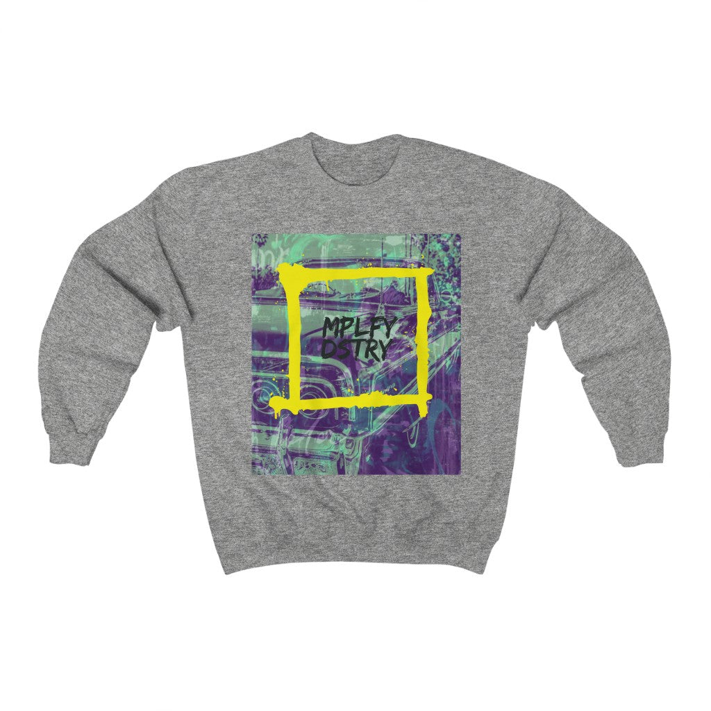 CADILLAC Classic Fit AmplifyDestroy Print Sweatshirt