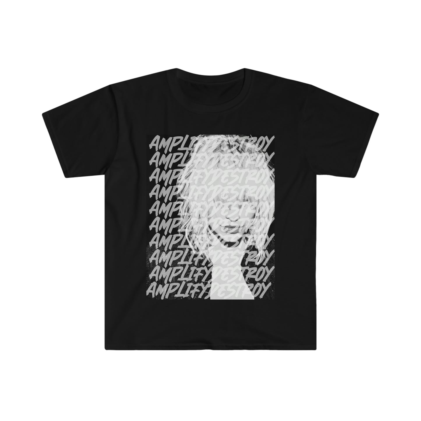 COURTNEY Classic Fit AmplifyDestroy Print Tee Shirt