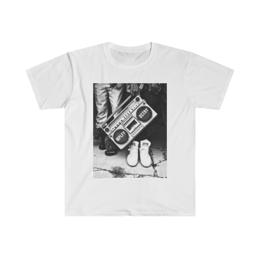 BLASTER Classic Fit AmplifyDestroy Print Tee Shirt