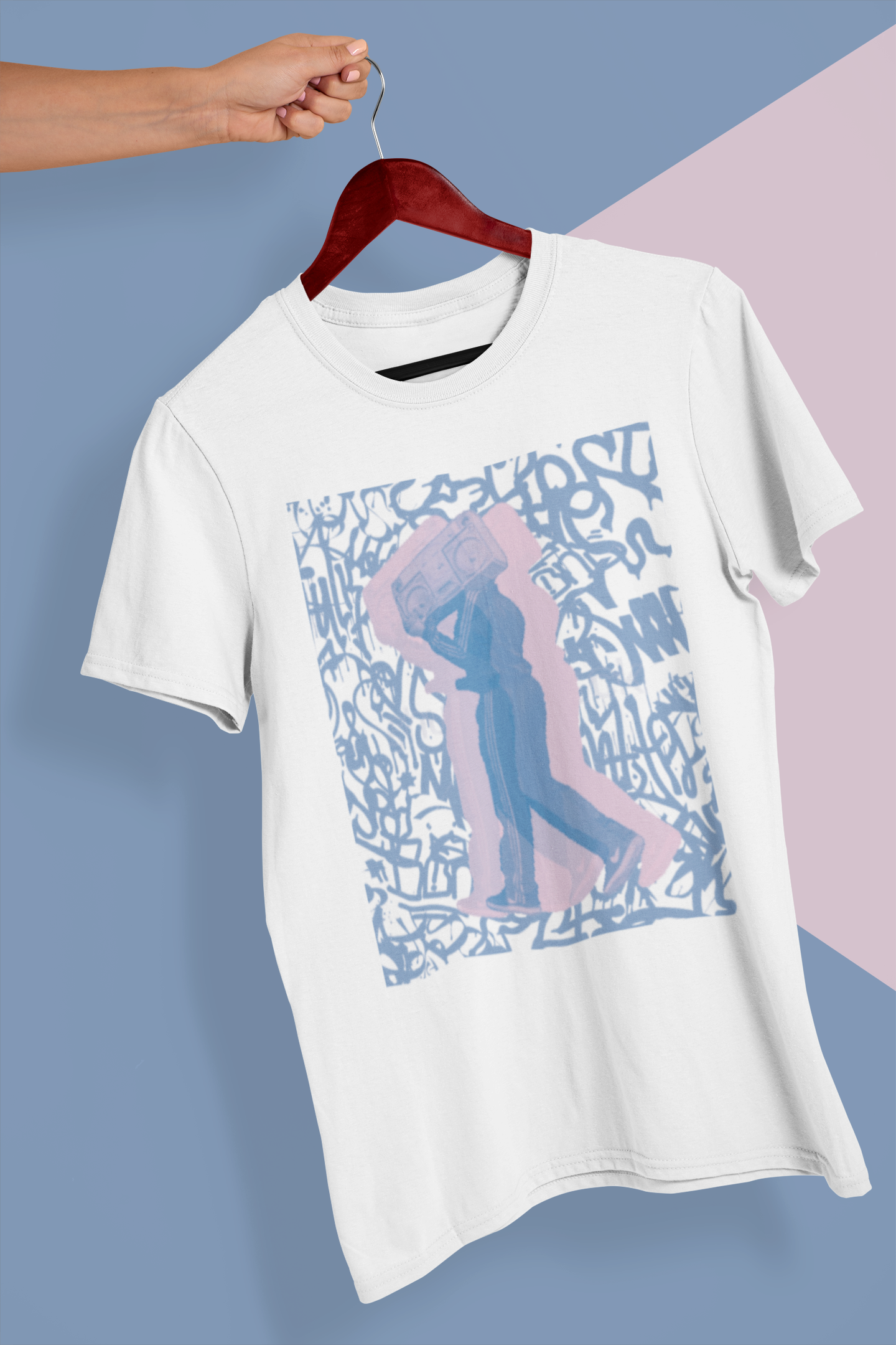 B-BOY Classic Fit AmpliyDestroy Print Tee Shirt