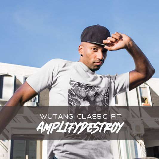 WUTANG Classic Fit AmplifyDestroy Tee Shirt