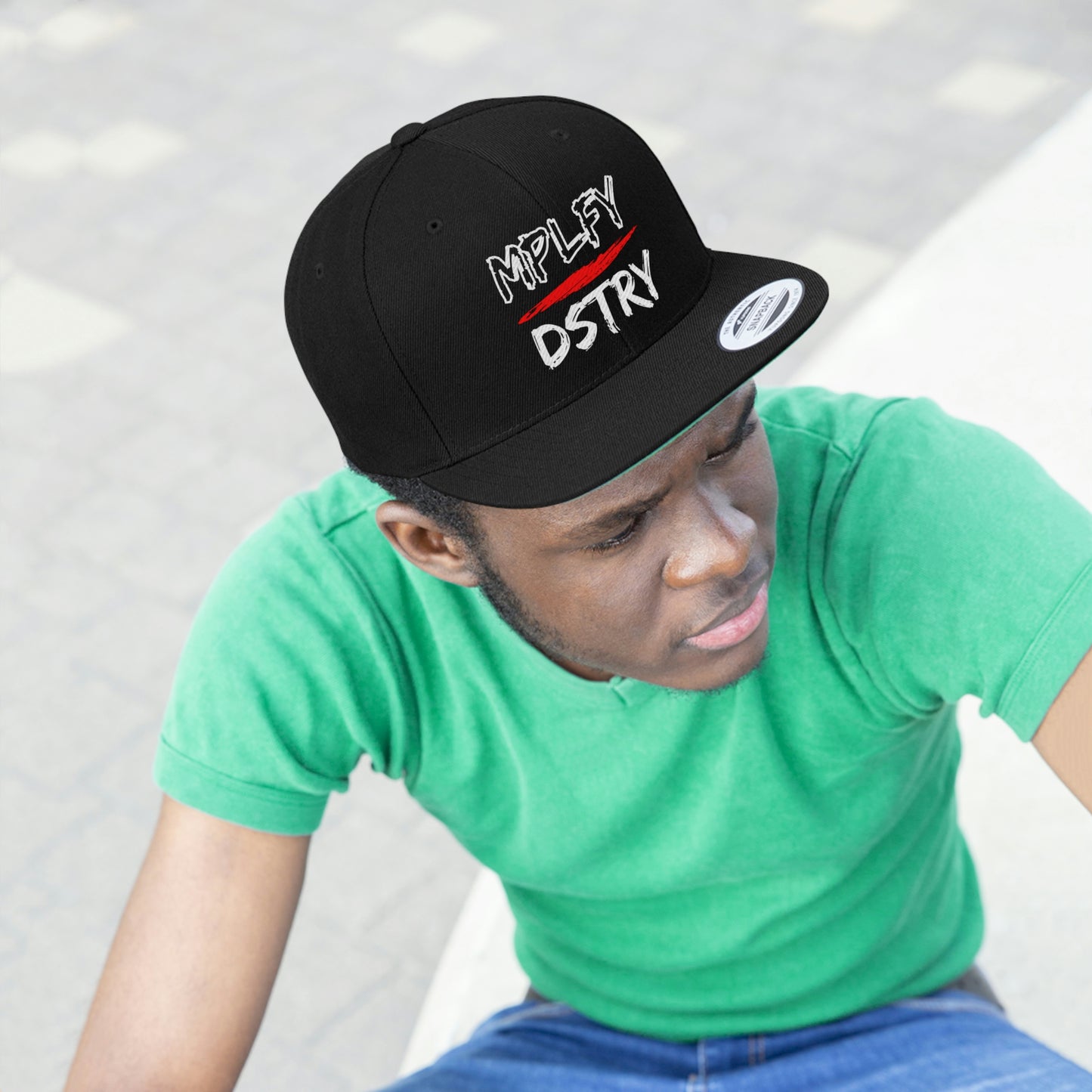 MPLFYDSTRY Embroidered Snapback Cap