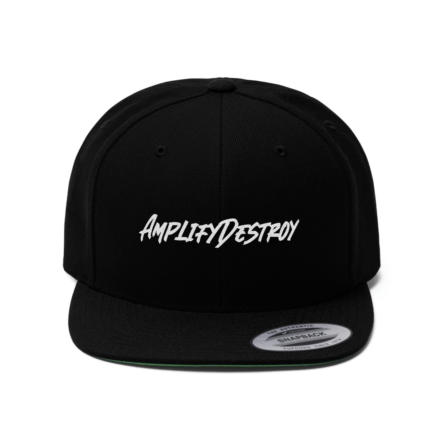 AMPLIFYDESTROY Embroidered Snapback Cap