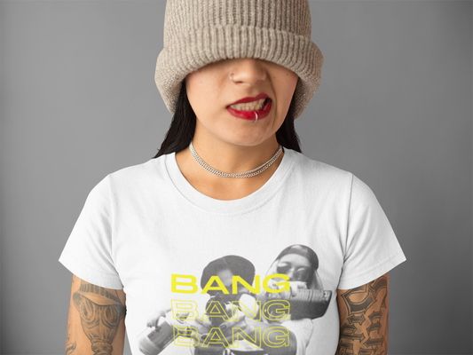 BANG Classic Fit AmplifyDestroy Print Tee Shirt