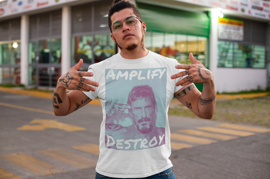 MCAFEE Classic Fit AmplifyDestroy Print Tee Shirt